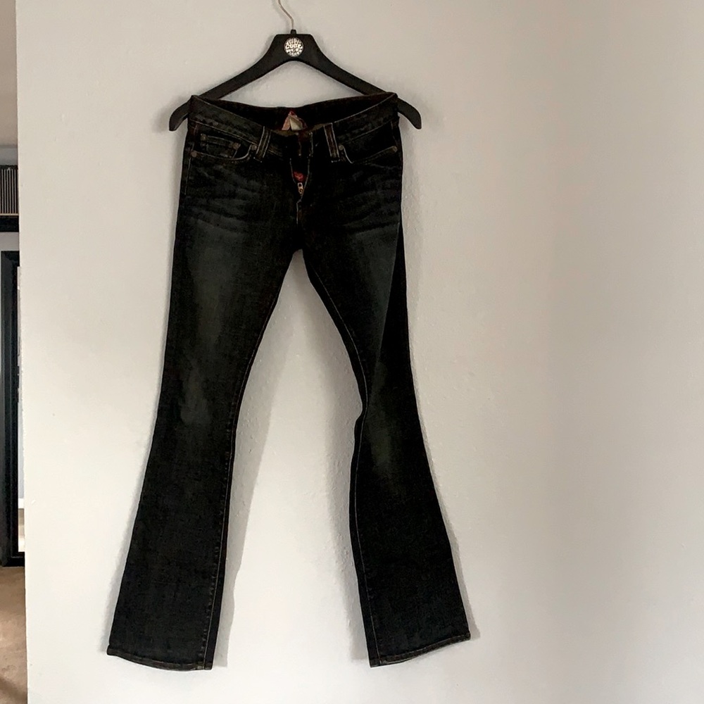 LUCKY brand Y2K style super lowrise bootcut jeans